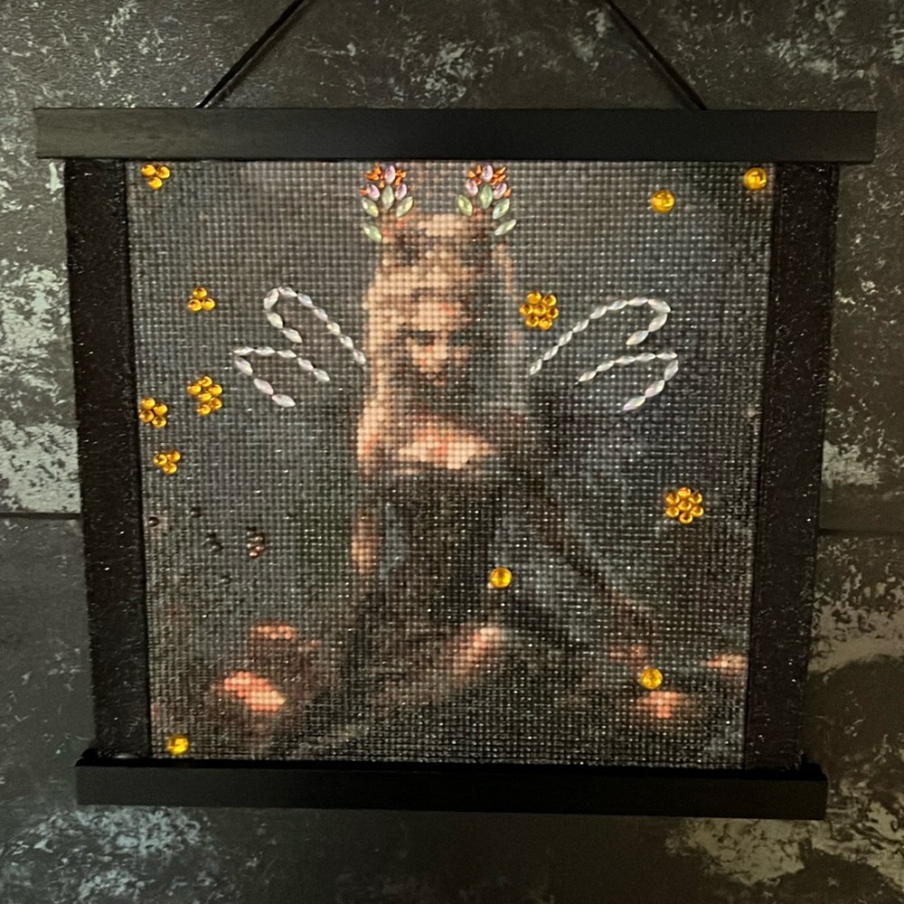 Custom Framed Art-Diamond Painting-Dark Fairy